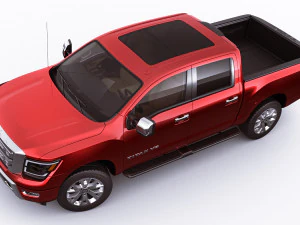 nissan titan 2020 3D Model