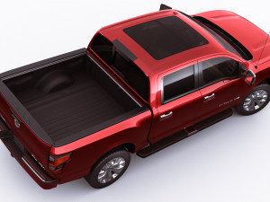 nissan titan 2020 3D Model