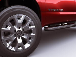 nissan titan 2020 3D Model