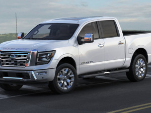 nissan titan 2020 3D Model