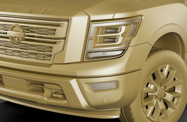 2020 nissan online titan headlights