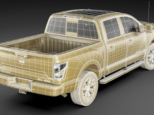 nissan titan 2020 3D Model