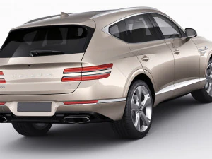 genesis gv80 2021 3D Model