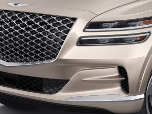genesis gv80 2021 Model 3D