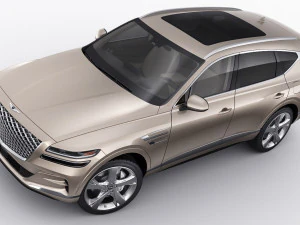 genesis gv80 2021 3D Model