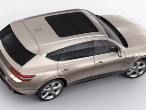 genesis gv80 2021 3D Model