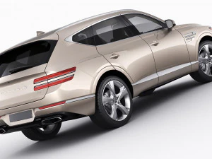 genesis gv80 2021 3D Model