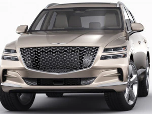 genesis gv80 2021 3D Model