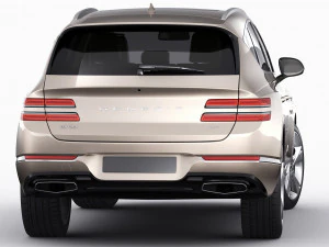 genesis gv80 2021 3D Model
