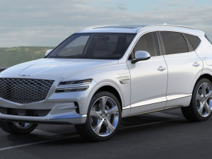 genesis gv80 2021 Model 3D