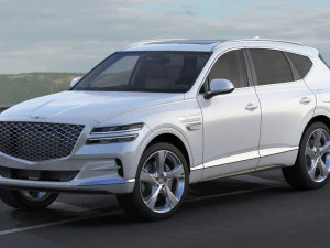 genesis gv80 2021 3D Model