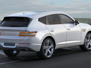 genesis gv80 2021 3D Model