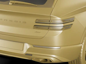 genesis gv80 2021 3D Model