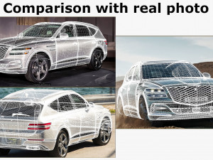genesis gv80 2021 Model 3D