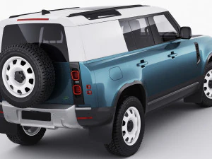 land rover defender hard top 110 and 90 3D Model