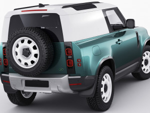land rover defender hard top 110 and 90 3D Модель