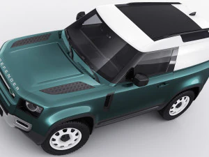 land rover defender hard top 110 and 90 3D Model