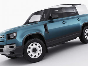 land rover defender hard top 110 and 90 3D Model