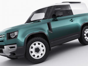 land rover defender hard top 110 and 90 3D Model