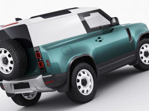 land rover defender hard top 110 and 90 3D Model