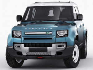 land rover defender hard top 110 and 90 3D Модель
