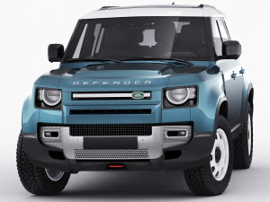 land rover defender hard top 110 and 90 3D Model