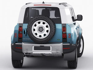 land rover defender hard top 110 and 90 3D Model