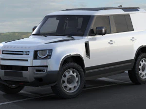 land rover defender hard top 110 and 90 3D Model