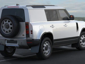 land rover defender hard top 110 and 90 3D Model
