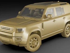 land rover defender hard top 110 and 90 3D Model