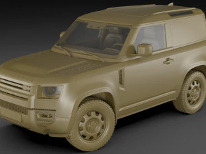 land rover defender hard top 110 and 90 3D Model