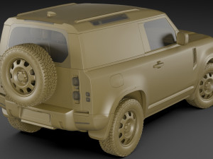 land rover defender hard top 110 and 90 3D Модель