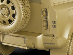 land rover defender hard top 110 and 90 3D Модель