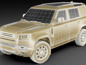 land rover defender hard top 110 and 90 3D Модель