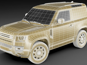land rover defender hard top 110 and 90 3D Модель
