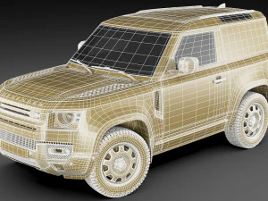 land rover defender hard top 110 and 90 3D Model