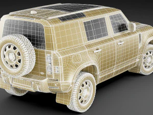 land rover defender hard top 110 and 90 3D Model