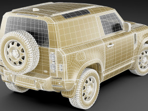 land rover defender hard top 110 and 90 3D Модель