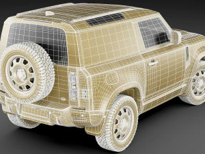 land rover defender hard top 110 and 90 3D Model