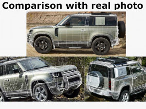 land rover defender hard top 110 and 90 3D Model