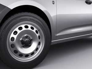 volkswagen caddy maxi van 2021 Model 3D