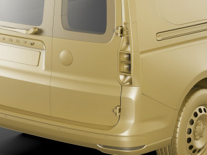 volkswagen caddy maxi van 2021 Model 3D