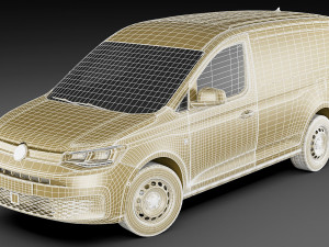 volkswagen caddy maxi van 2021 Model 3D