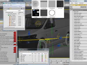 volkswagen caddy maxi van 2021 Model 3D