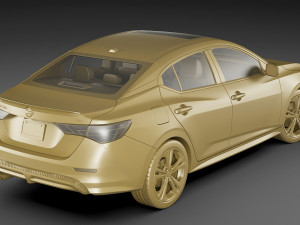nissan sentra 2020 3D Model