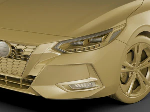 nissan sentra 2020 3D Model