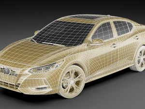 nissan sentra 2020 3D Model