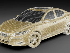 nissan sentra 2020 3D Model