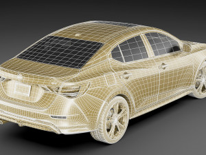 nissan sentra 2020 3D Model