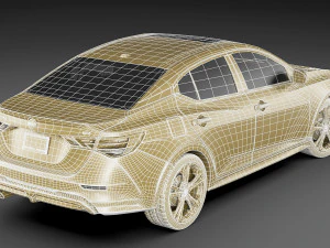 nissan sentra 2020 3D Model